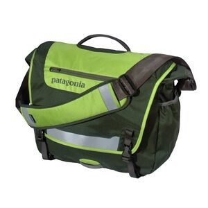 Patagonia Lime and Dark Green Messenger Bag